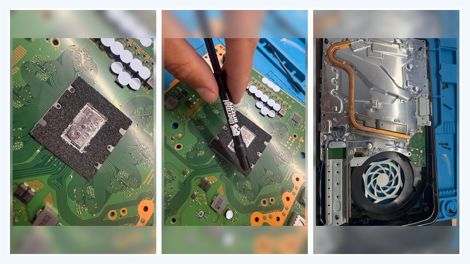 PlayStation console maintenance work