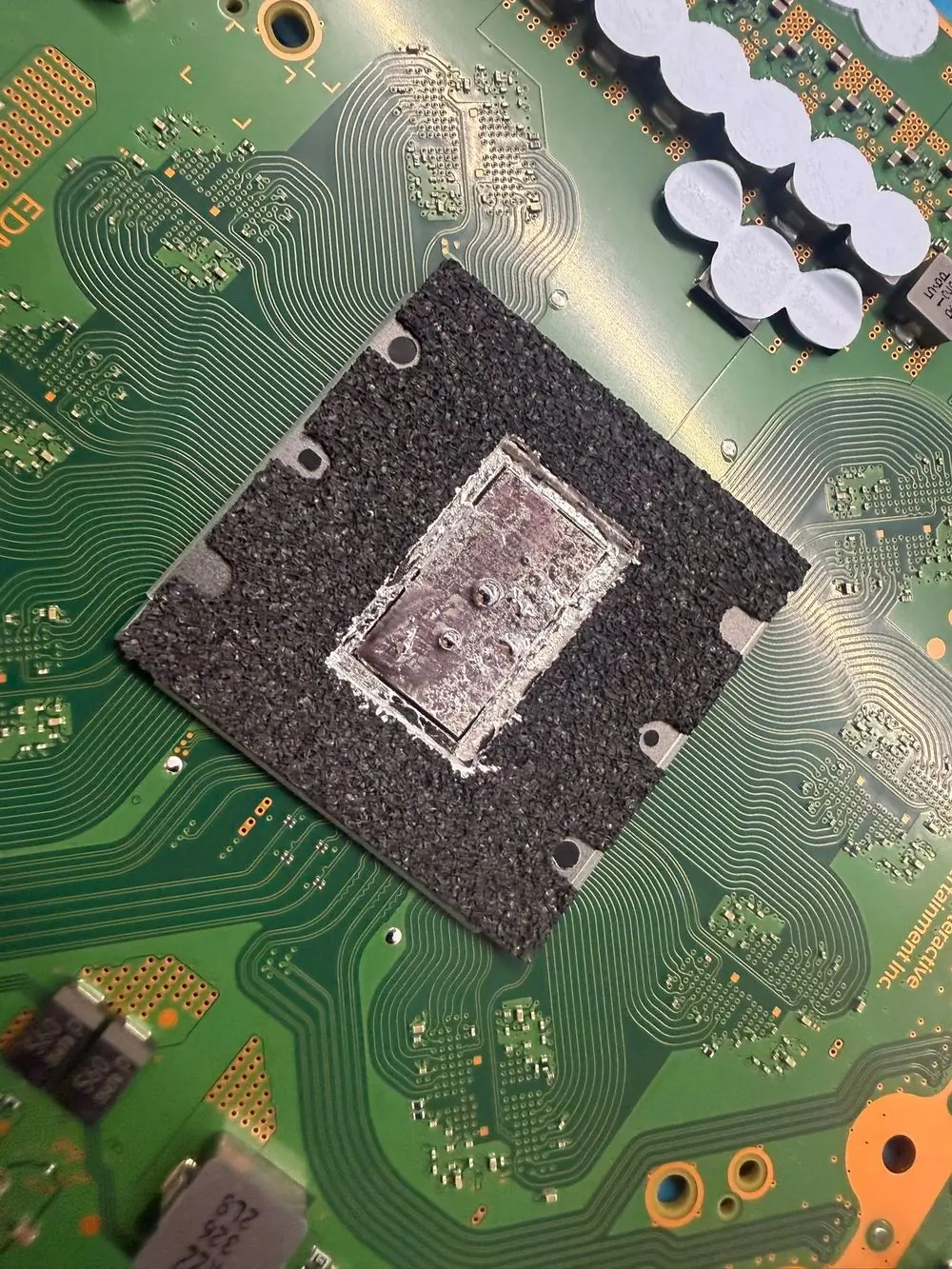 Processeur de PS5 et son joint thermique